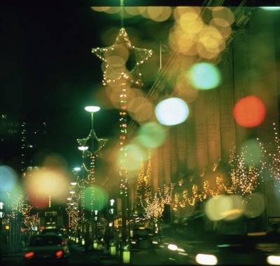 Oxford Street at Christmas by Unbekannt Unbekannt